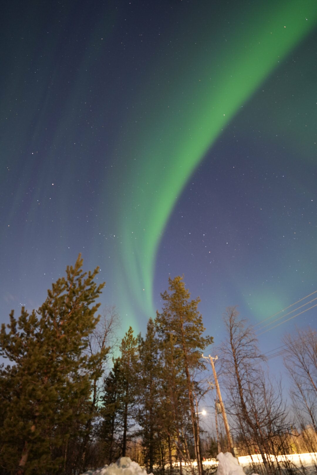 Aurora borealis …